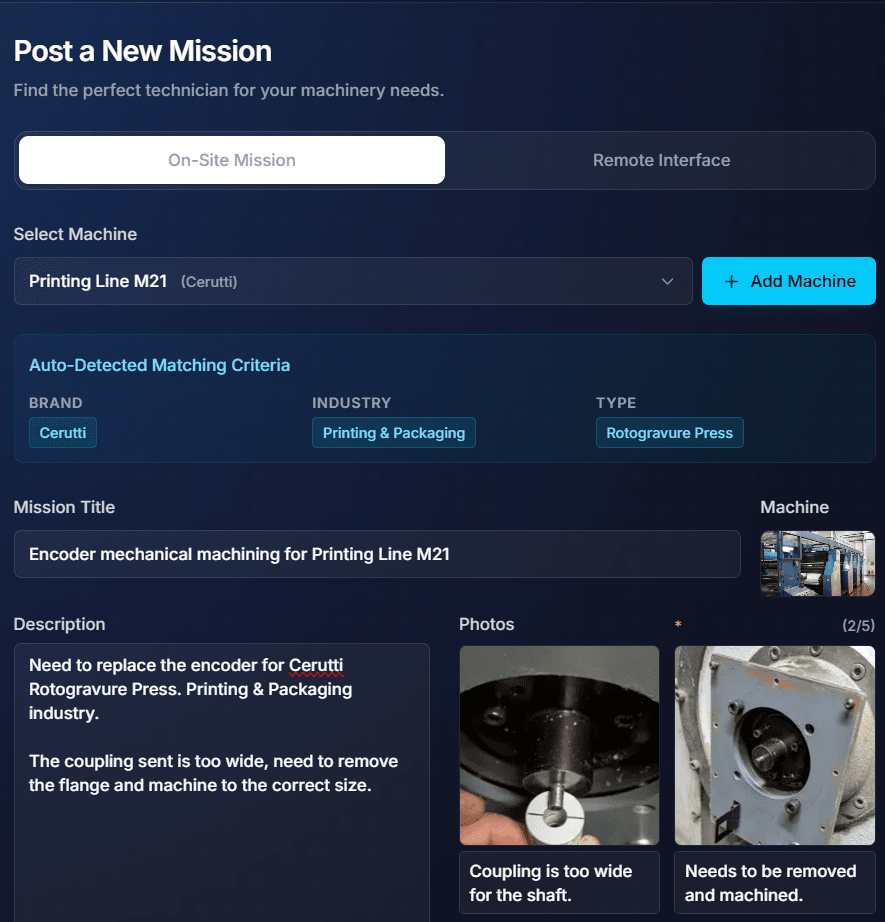 Posting a mission is always free